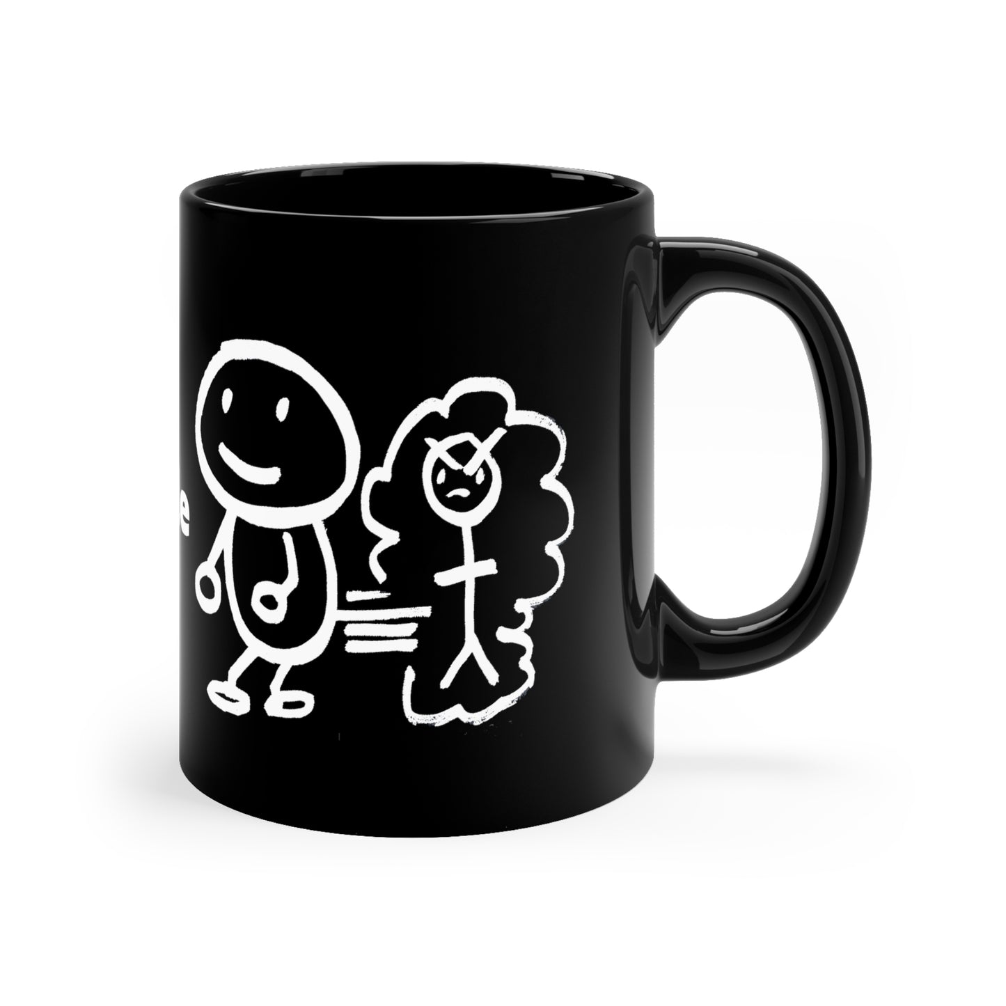 11oz Black Mug